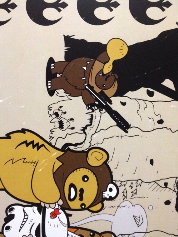 Star Wars Ewok Afterparty movie 24/"x36/" poster print