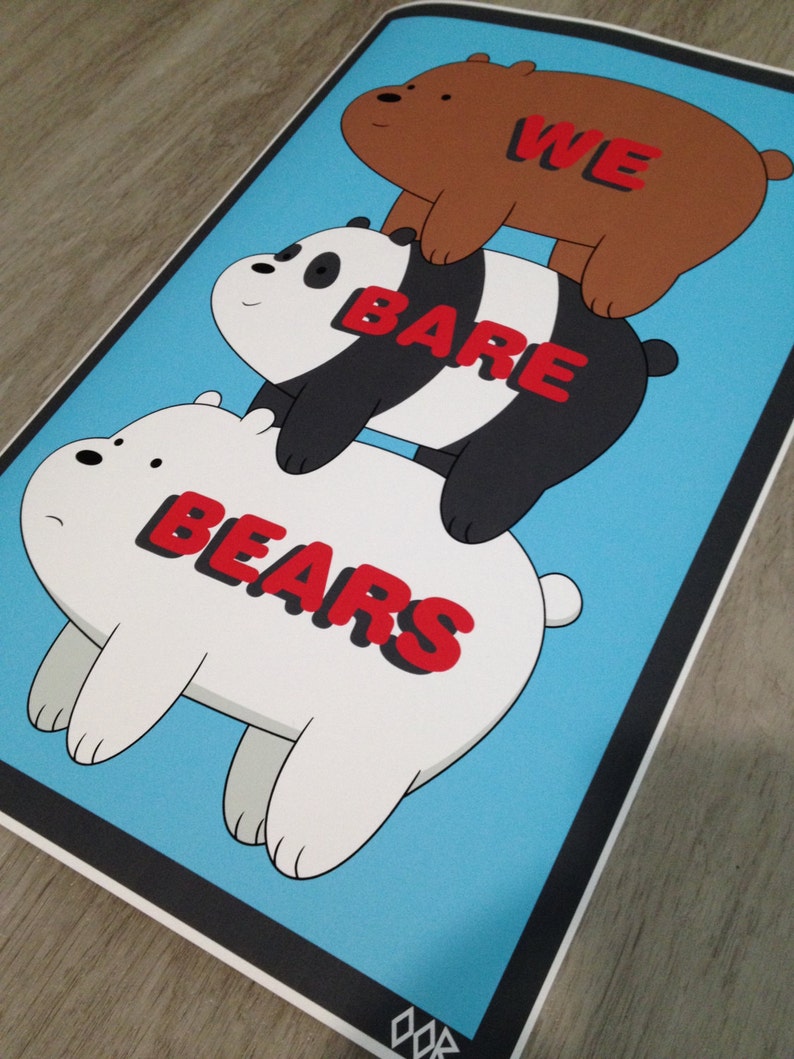 We Bare Bears Poster Print - Etsy
