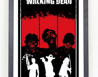 The Walking Dead  poster print