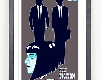 Pulp Fiction movie poster print