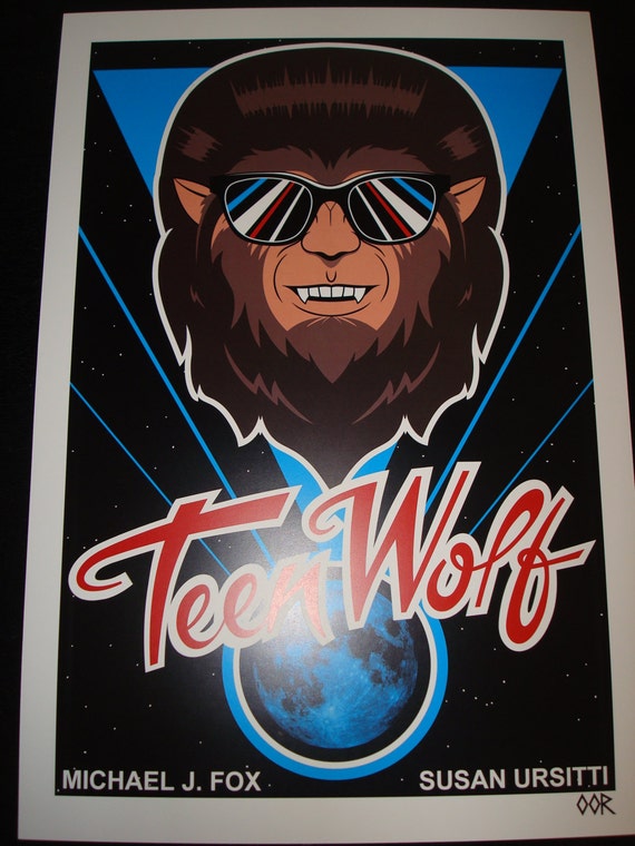 Teen Wolf movie poster print