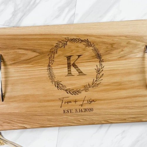 Serving Tray Charcuterie Board Personalized Cutting Board Etsy