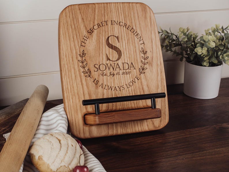 Cookbook Stand (Personalized)