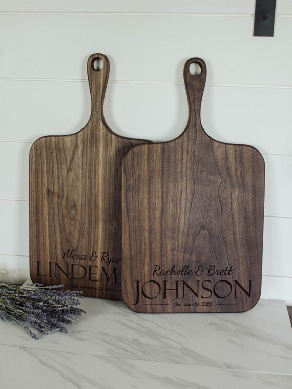 Personalized Cutting Board Wedding Gift Charcuterie Board Etsy