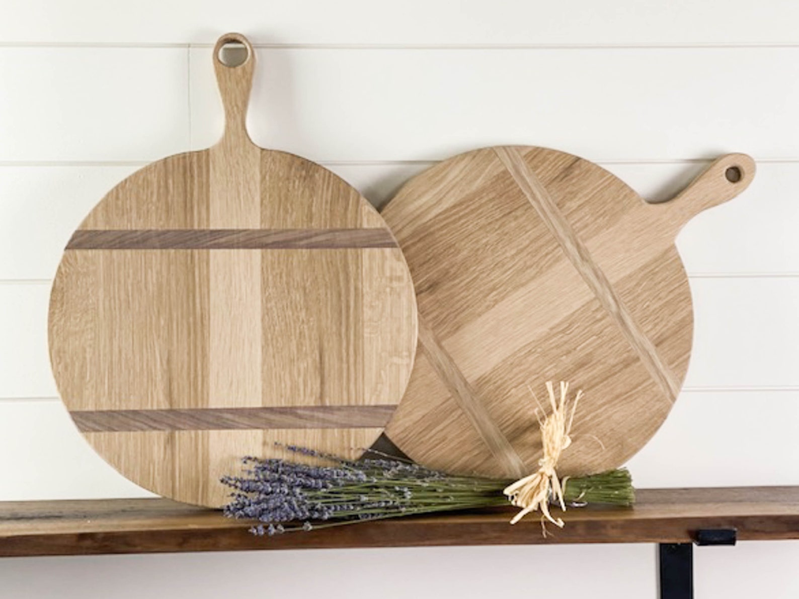 Round Wood Cheese and Bread Board Round Wooden Charcuterie Etsy