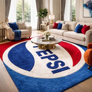 Pepsi Area Rug - Etsy
