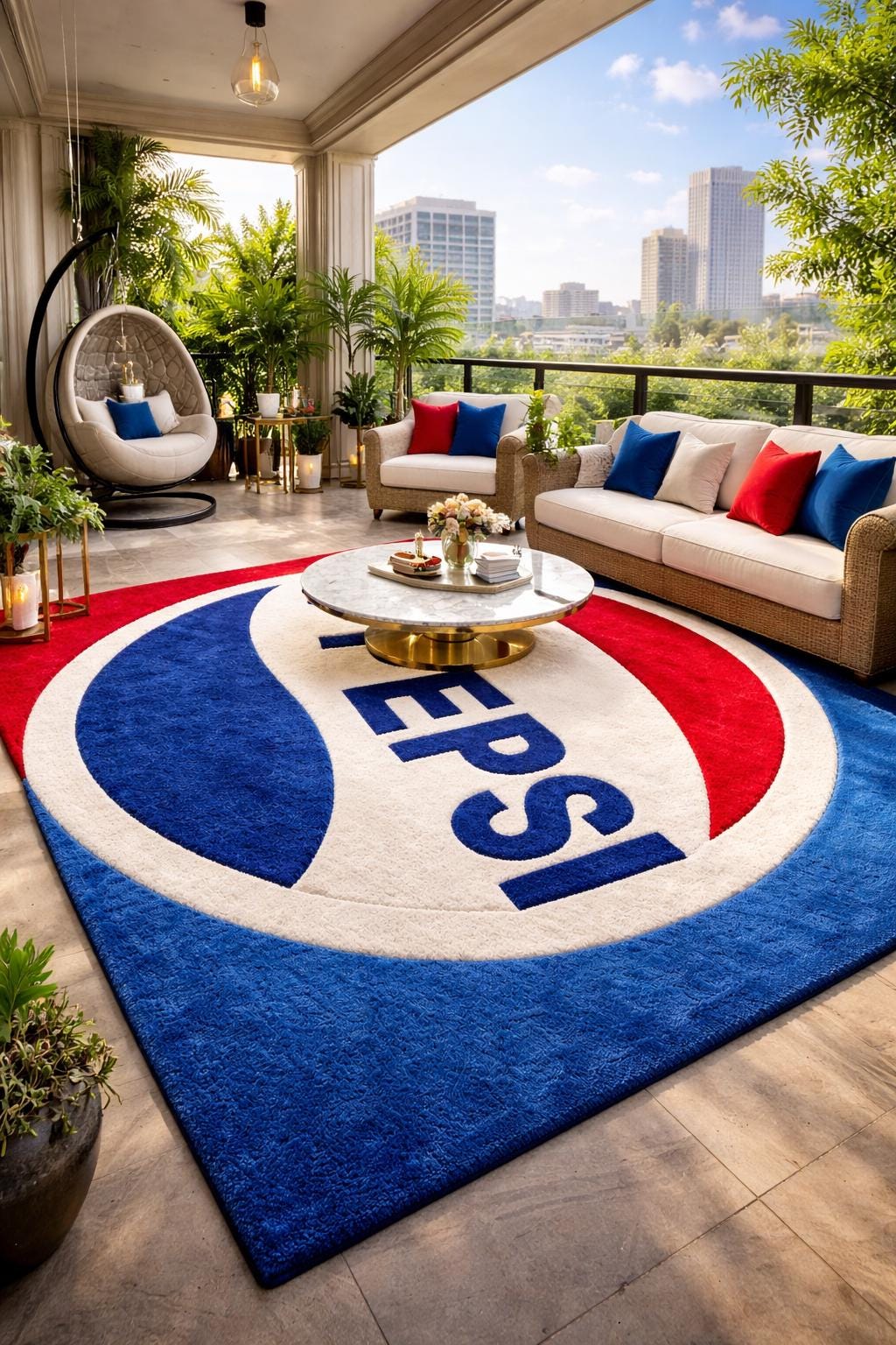 Pepsi Rug - Etsy