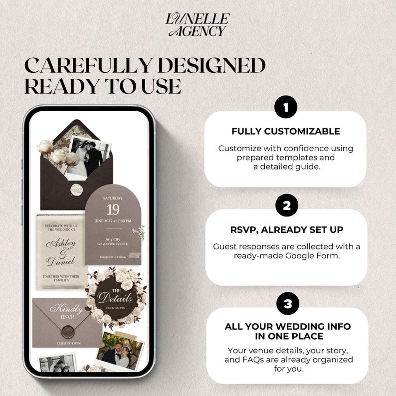 digital wedding invitation