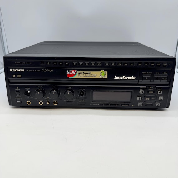 Vintage Pioneer Laserdisc Player CLD-V720 Karaoke CD LD 1991 Japan