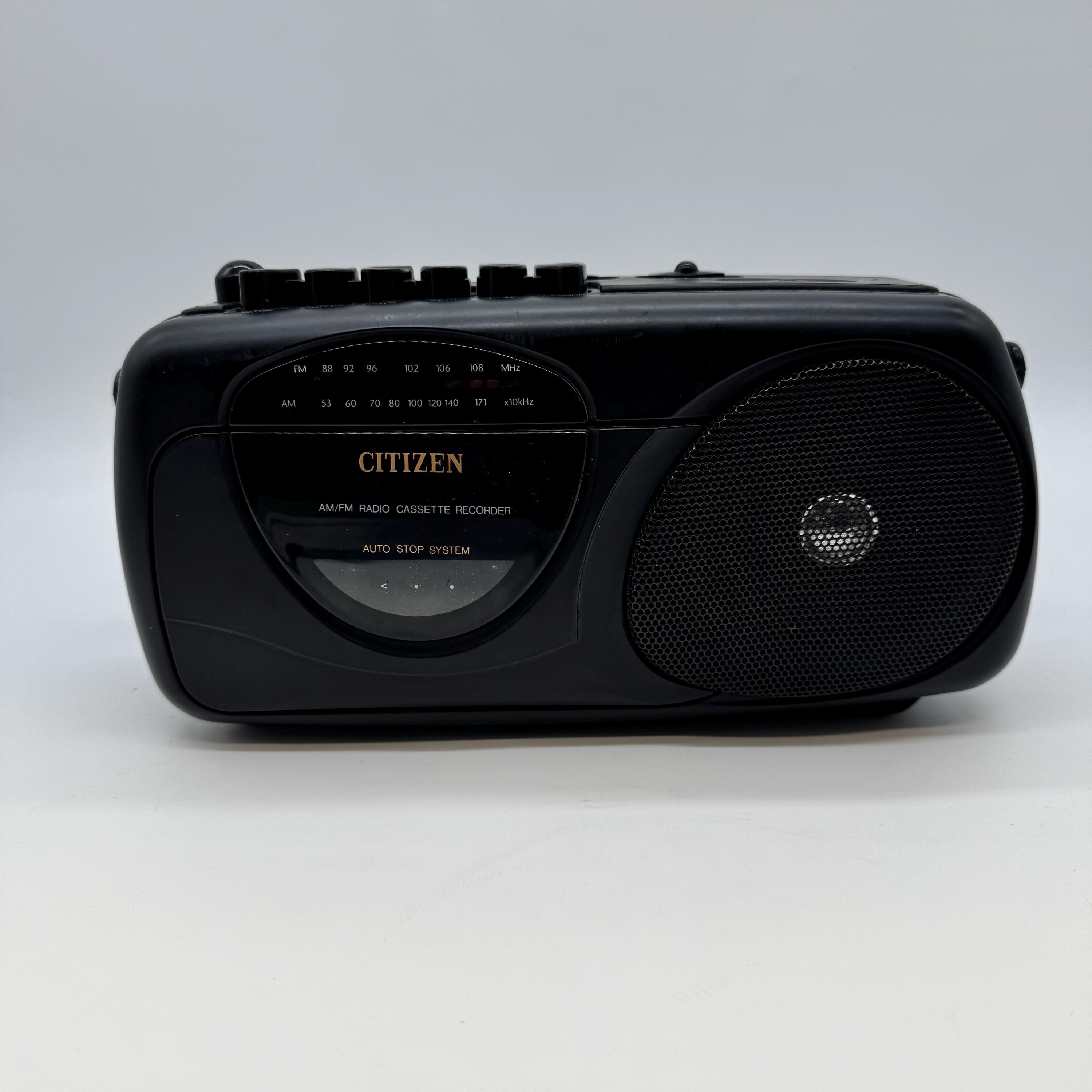 昭和レトロ❗️美品STEREO RADIO CASSETTE PLAYER Vintage Citizen Radio Cassette Player JTR1167DV 90s Boombox - Etsy