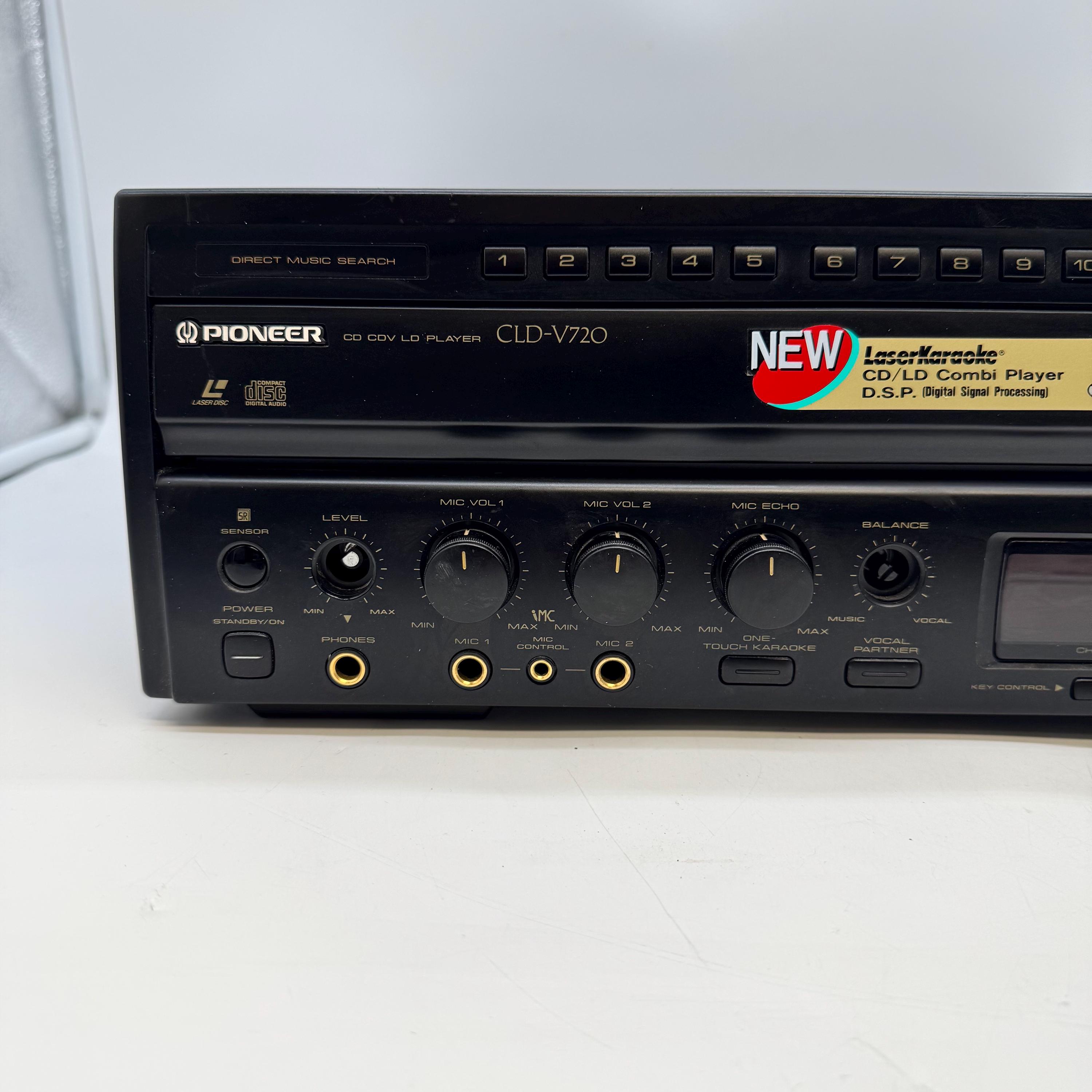 不安　　レーザーディスク　　　　rivinBE Vintage Pioneer Laserdisc Player CLD-V720 Karaoke CD LD 1991 Japan