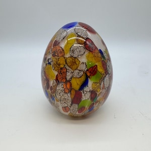 Murano Egg Paperweight - Etsy UK