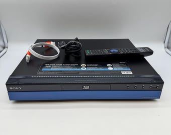 Sony BDP-S300 Blu-ray-spelare 2000-tal testad BD CD fungerar DVD problem med fjärrkontroll