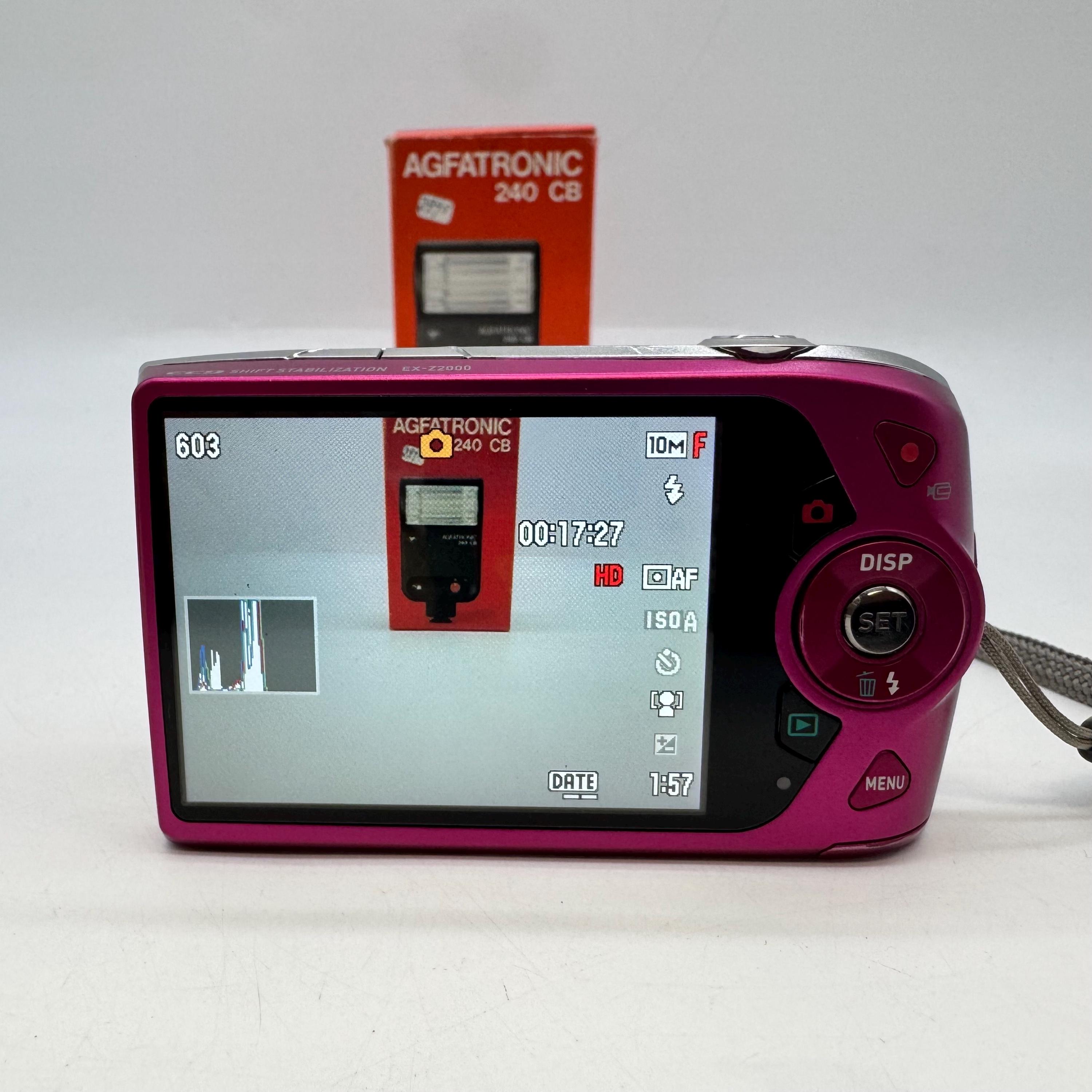 Casio Exilim EX-Z2000 14.1MP Digital Camera Red Tested Complete W