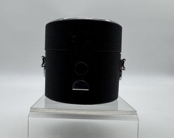 ヴィンテージ ブラックレザー Canon ハードレンズケース - Etsy 日本