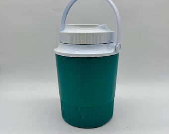 Nevera portátil Gott vintage para agua, modelo 1502, color verde y blanco, fabricada en EE. UU.