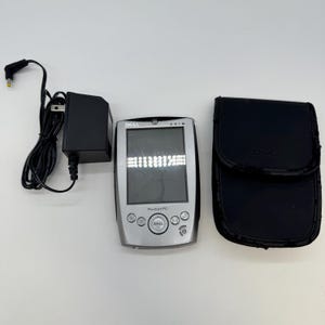 Vintage Dell Axim X5 Pocket PC PDA HC01U With Charger, Stylus and Case – Working, Battery Issue