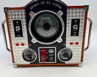 Vintage Spirit of St. Louis Travel Alarm Clock Quartz Made for