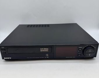 Vintage Sony SLV-686HF VHS VCR Hi-Fi Stereo No Video For Repair 1990s