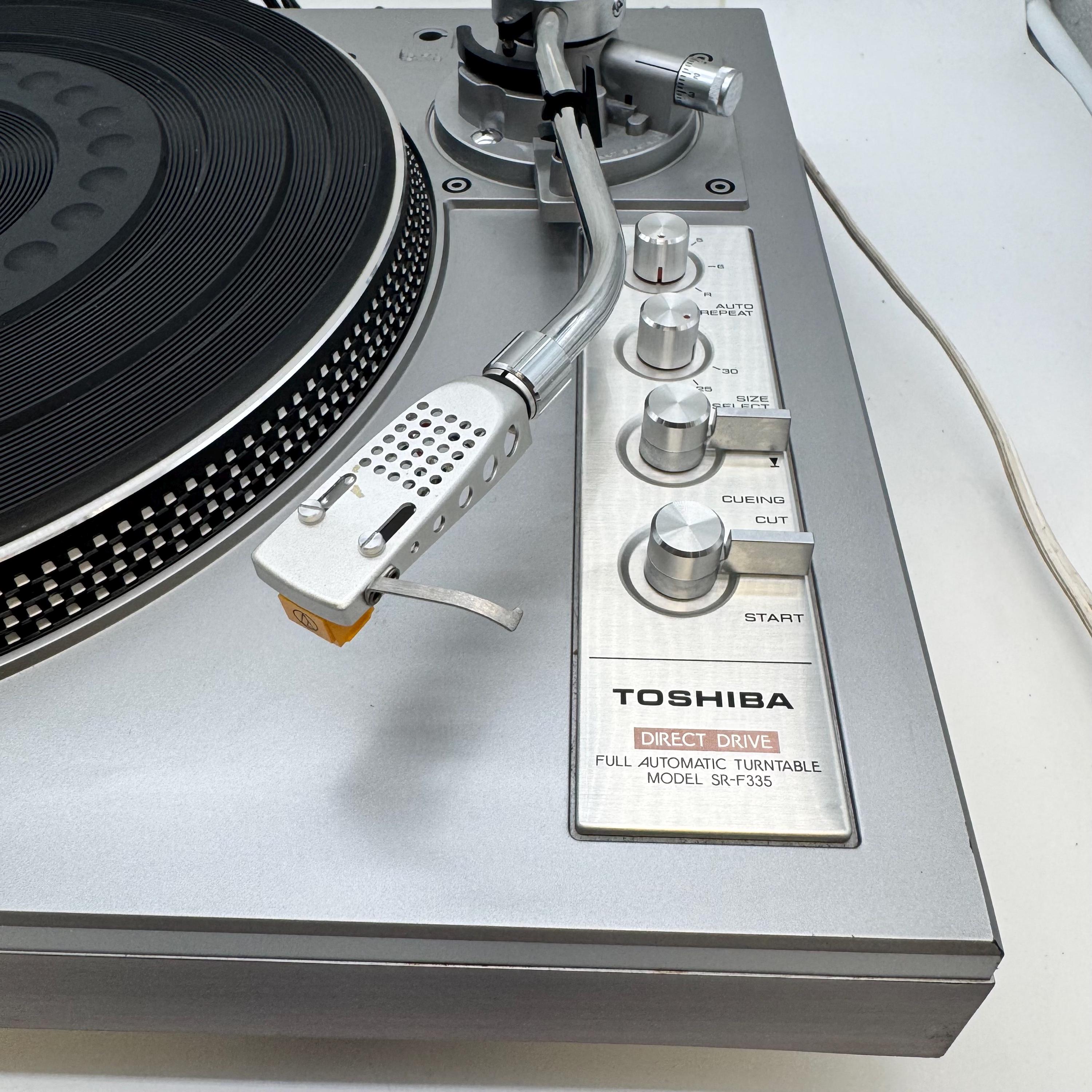 Toshiba SR-F335 Direct Drive Automatic Turntable Vintage Made in