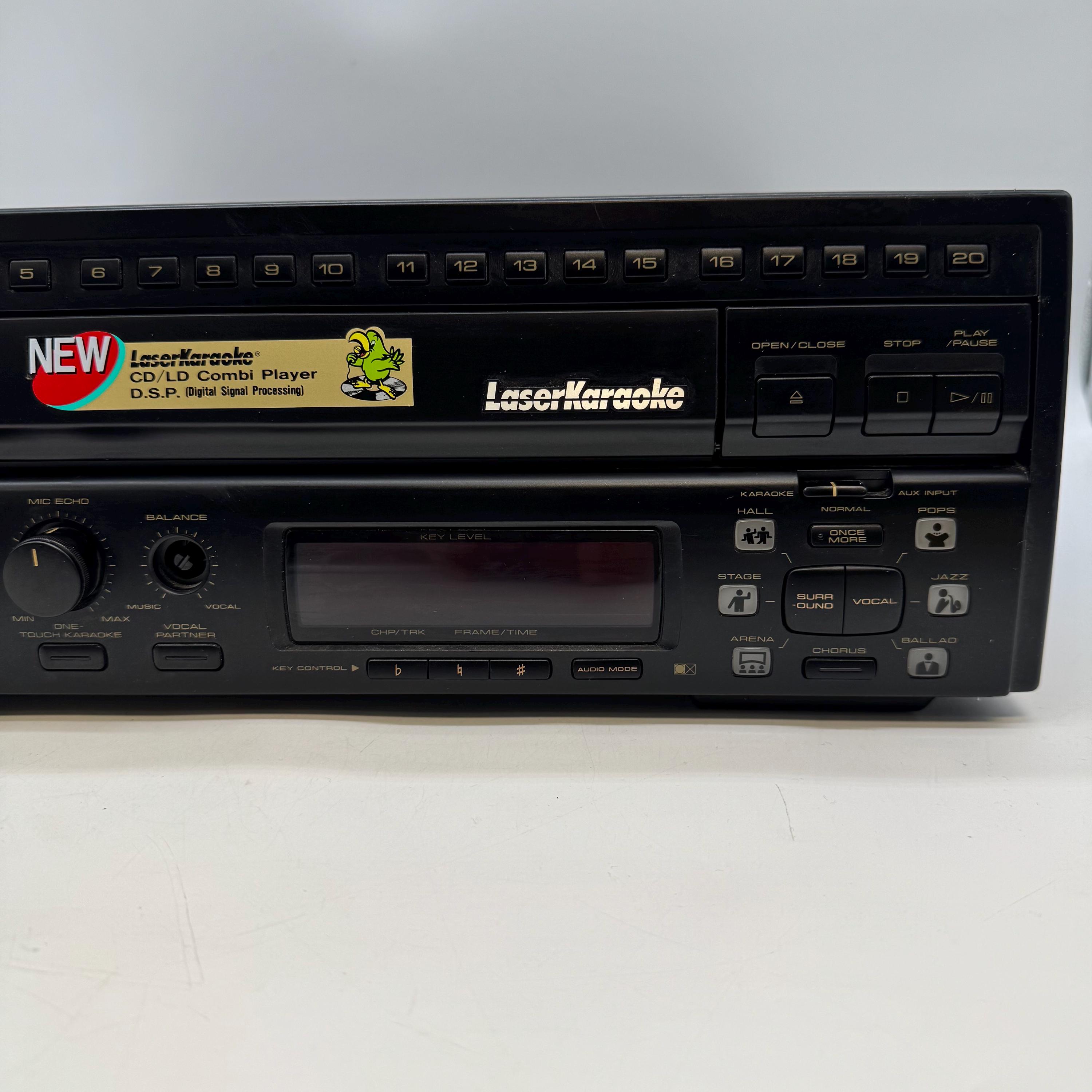 Vintage Pioneer Laserdisc Player CLD-V720 Karaoke CD LD 1991 Japan