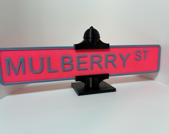 Twenty One Pilots Street Sign - Mulberry Design - 3D Printed Wall Decor Fan Gift
