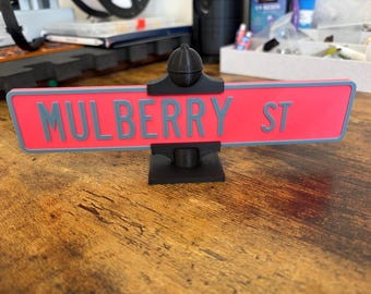 Señal de calle Mulberry de Twenty One Pilots