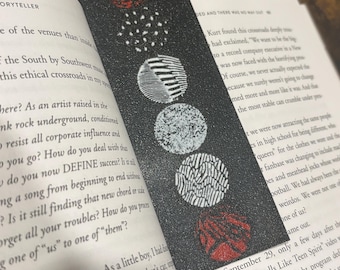 Marcapáginas Blurryface - Regalo para fans de TØP - Arte circular del álbum Skeleton Clique