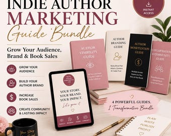 Indie Author Marketing Guide Bundle | Grow Your Audience, Brand & Book Sales