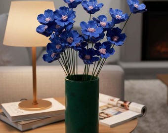 Handmade Ceramic Flowers,Ceramic Flower,Ceramic Flower Ornaments,Garden Decor,Mother's Day gift,Unique Home Gift