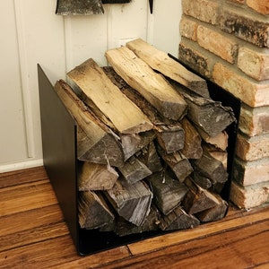 Custom Firewood Holder, Log Holder, Firewood Rack, Fireplace Accessories image 1