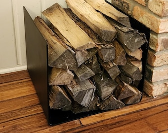 Custom Firewood Holder, Log Holder, Firewood Rack, Fireplace Accessories