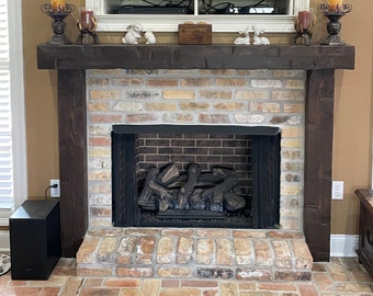 Wooden Fireplace Mantel Surround