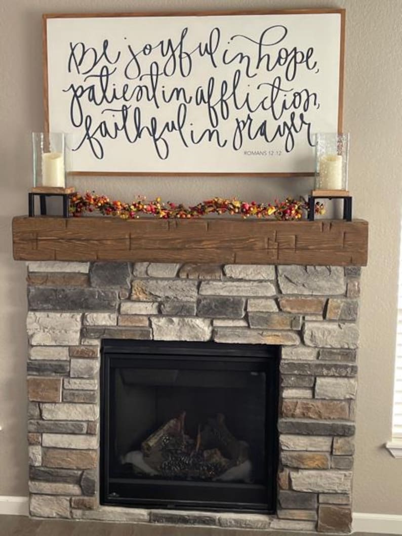 Barn Beam Mantel 8x8 image 6