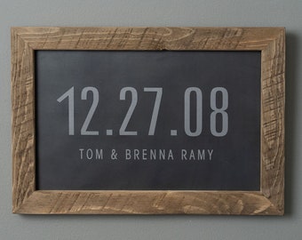 Personalized Steel Sign, Anniversary Sign, 11 Year Anniversary Gift