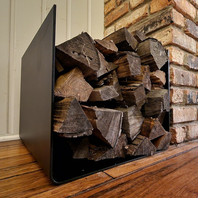 Custom Firewood Holder, Log Holder, Firewood Rack, Fireplace Accessories image 2