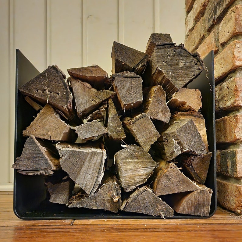 Custom Firewood Holder, Log Holder, Firewood Rack, Fireplace Accessories image 3