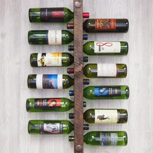 Wall Mounted Wine Rack 12 Bottle