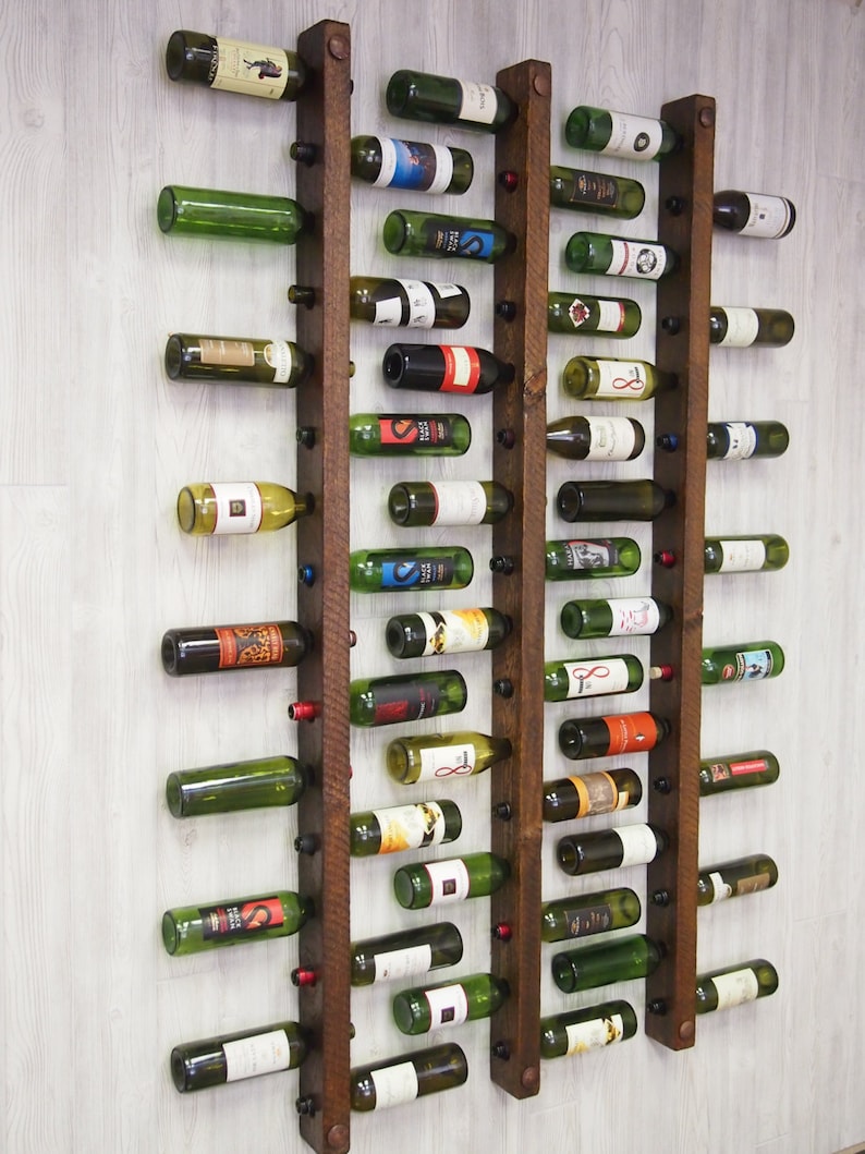 Wine Rack 16 Bottle Ladders Set of 3 image 1