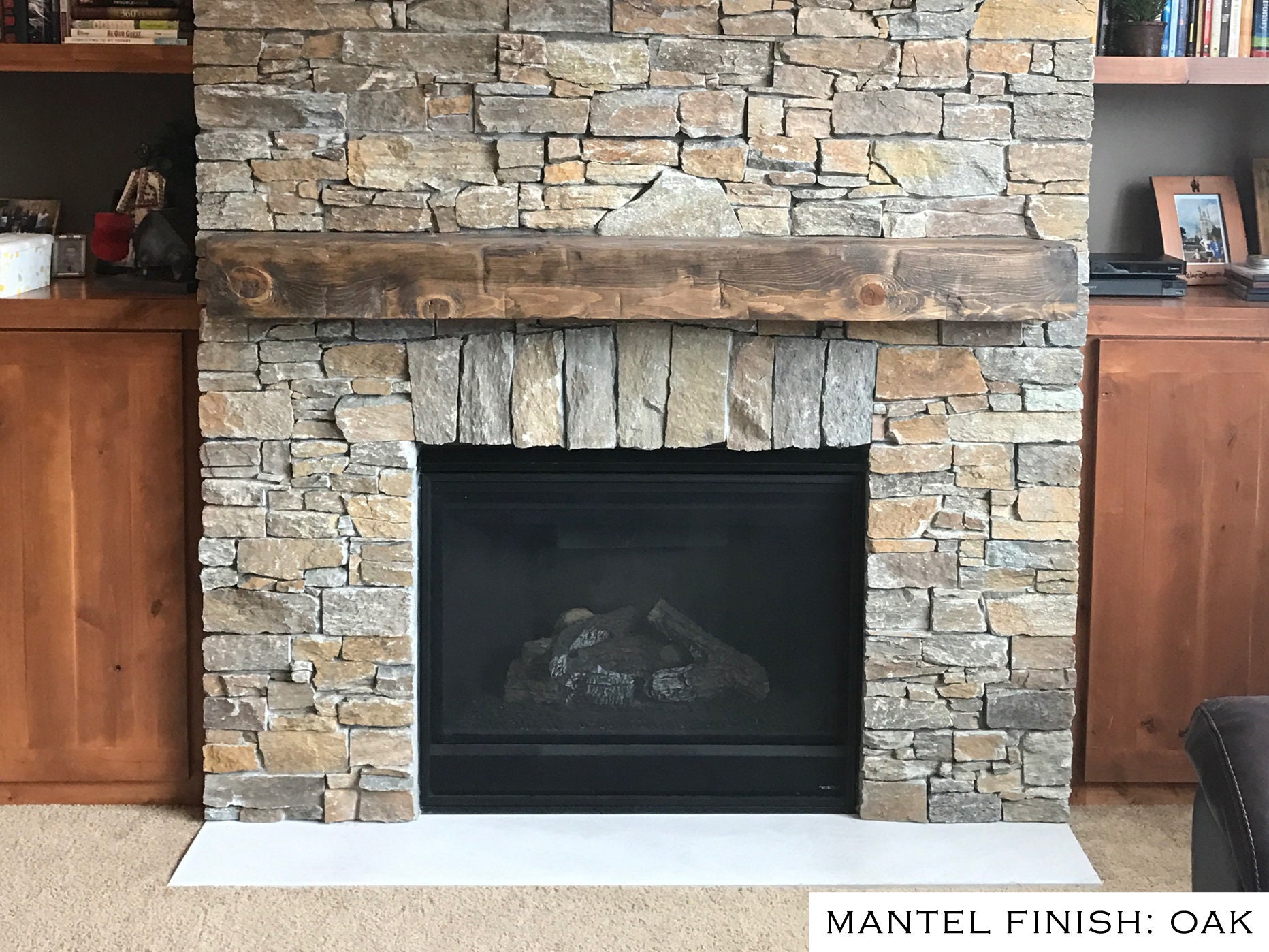 Barn Beam Mantel 6 X 8 Wooden Mantel Fireplace - Etsy UK