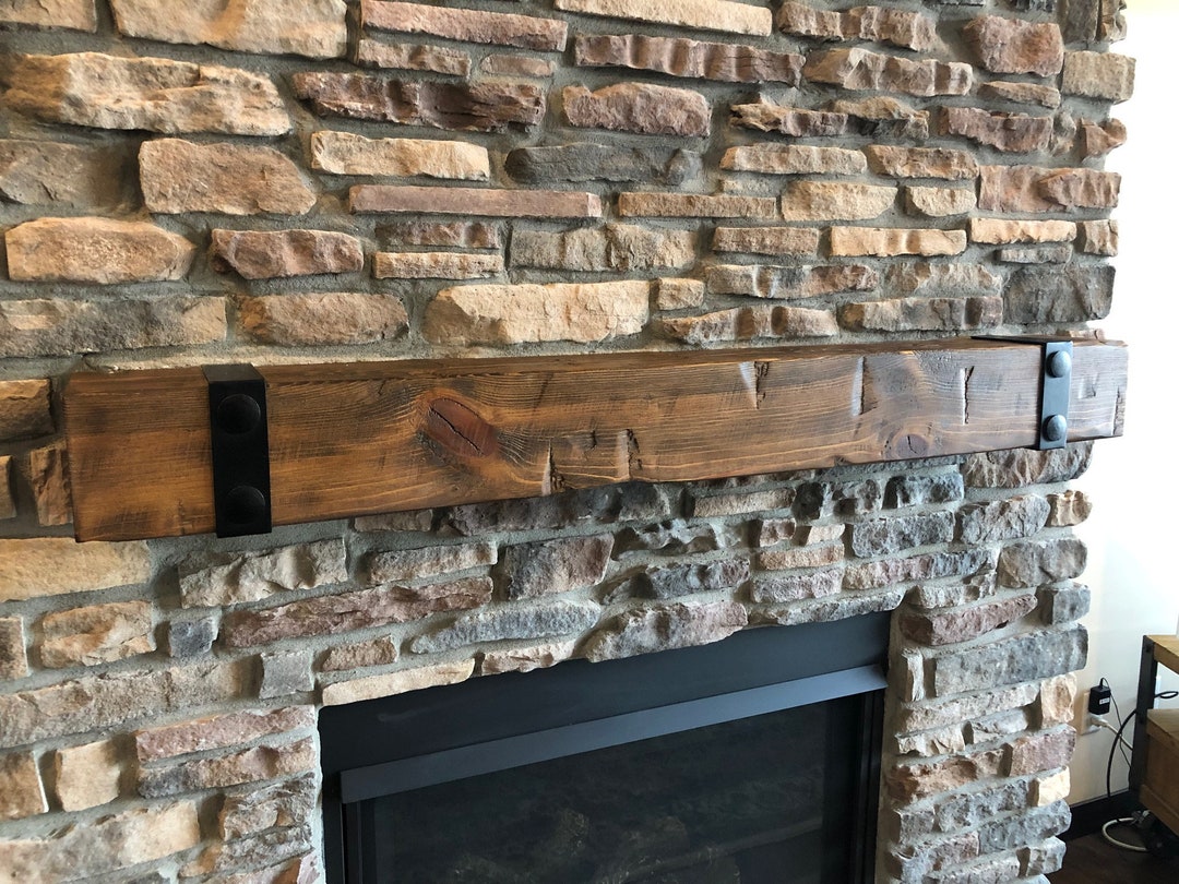 Barn Beam Mantel X Wooden Mantel Fireplace Etsy