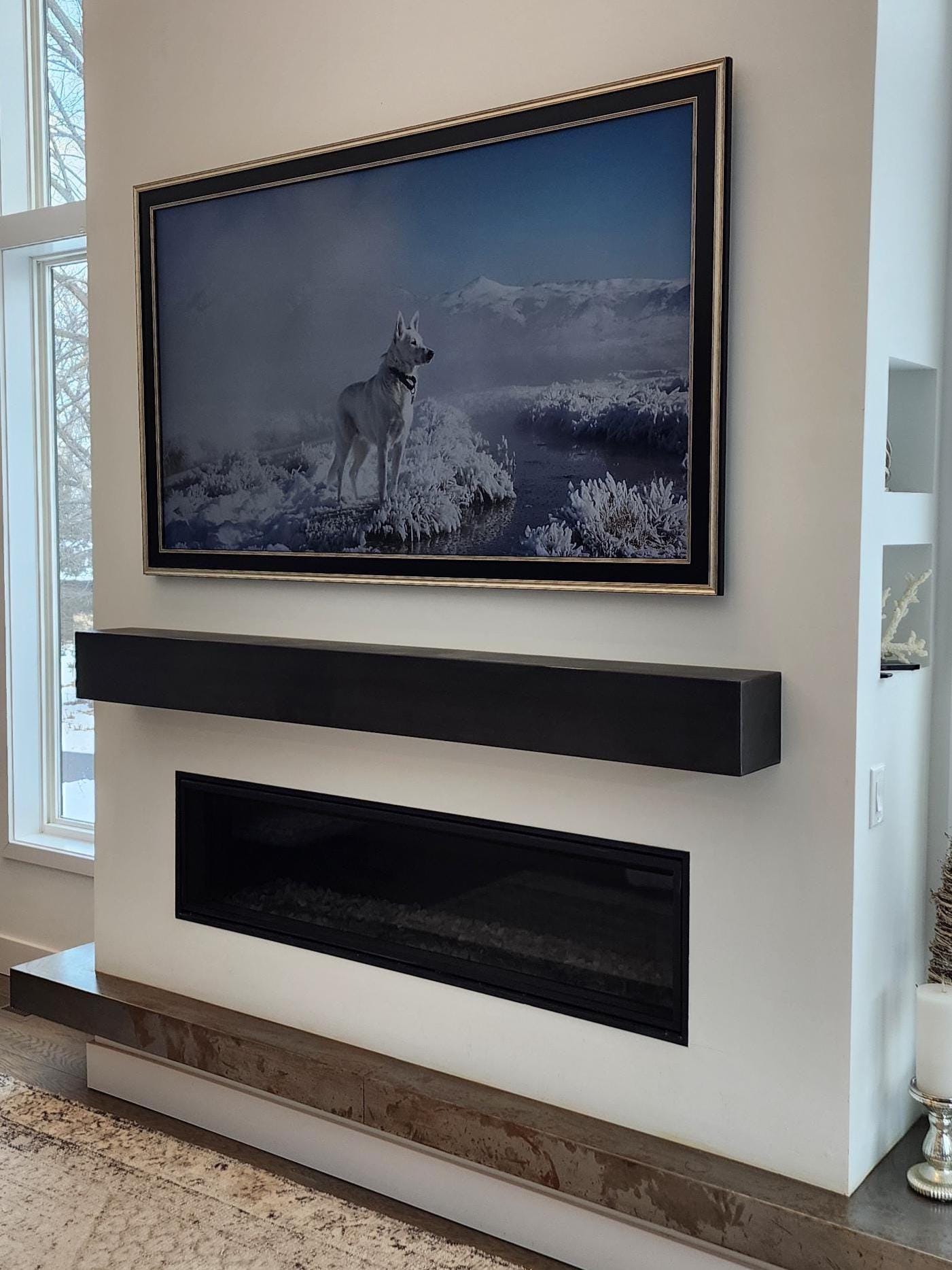 Steel Fireplace Mantel - Etsy