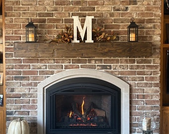 Mantel, Barn Beam Mantel, Wooden Beam Mantel, 7" x 9" Mantel, Rough Hewn, Fireplace Mantel, Barn Beam Mantel, Rustic Wood Mantel