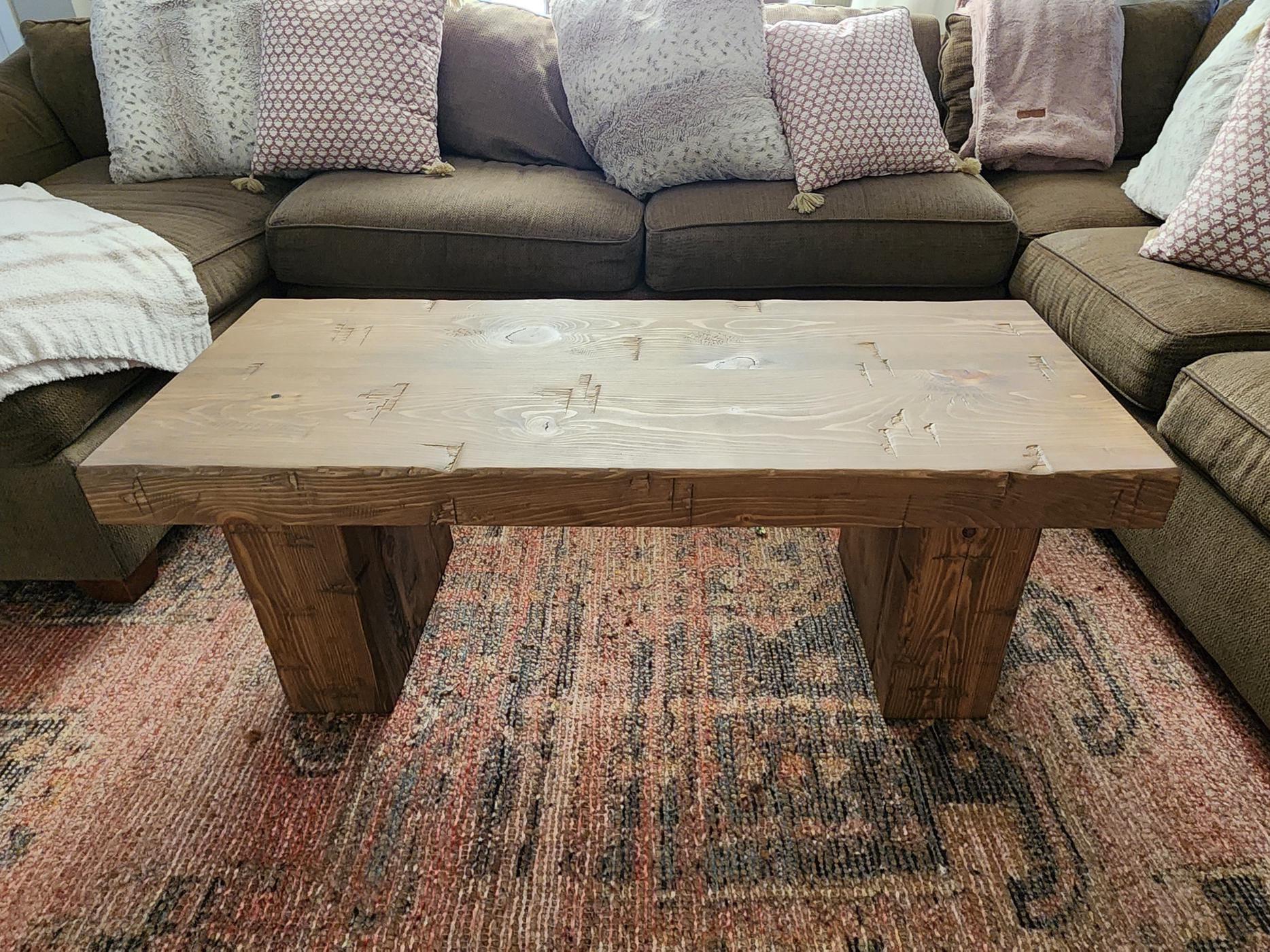 Rustic Coffee Table - Etsy