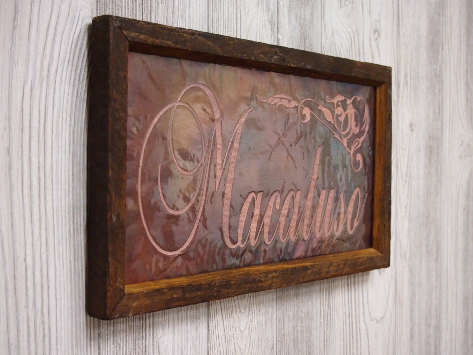 Personalized Copper Sign - Etsy