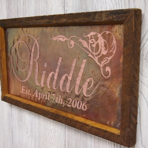 Copper Anniversary 7th Anniversary Gift Etsy