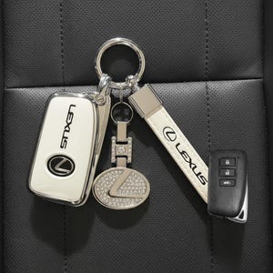Lexus Schlüsselanhänger Abdeckung | Zink-Legierung, Leder Smart-Key-Schutz