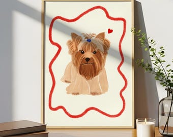 Custom Pet Portrait, Badly Drawn Dog Commission, Quirky Cat Art (Digital Download)