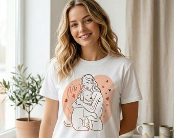 Paquete de 8 imágenes PNG de Mamá Perra, Mamá Coqueta Rayada PNG, Mimi Nana Gigi PNG, Diseño de Camiseta Mamá, Diseños Retro de Perros Mamá a Cuadros