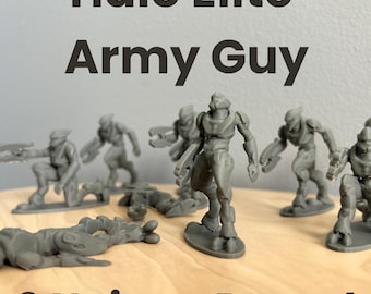 Halo Elite Miniatures – 60mm Scale Sci-Fi Army Guys